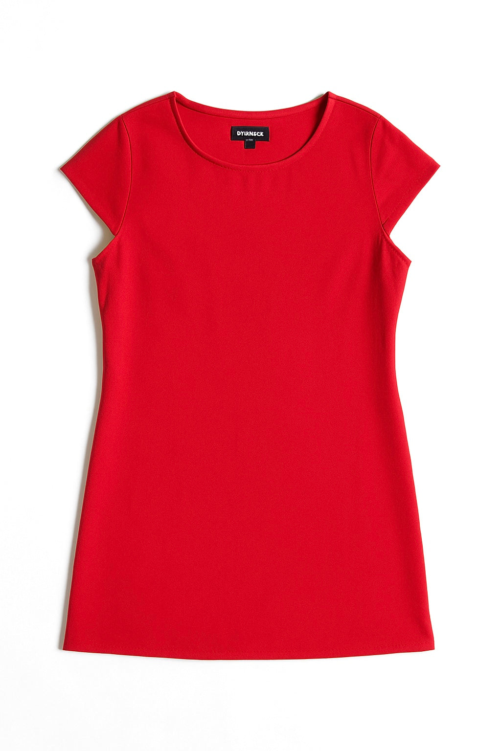 Missguided Red Cap Sleeve Shift Mini Dress Women’s Size 8