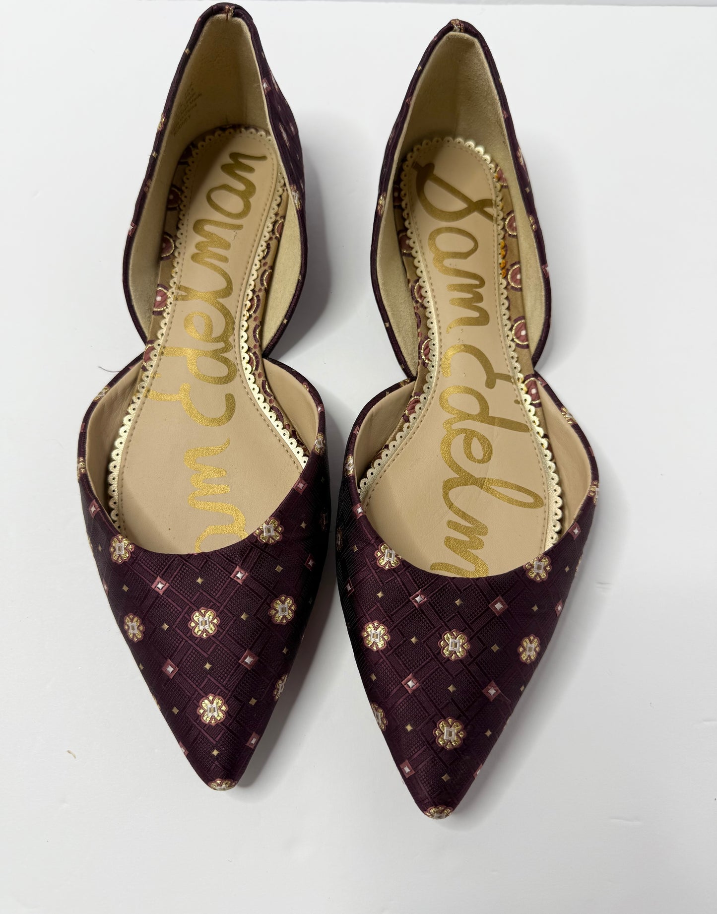 Sam Edelman Moroccan Jacquard Pointed Toe Flats – Size 9.5
