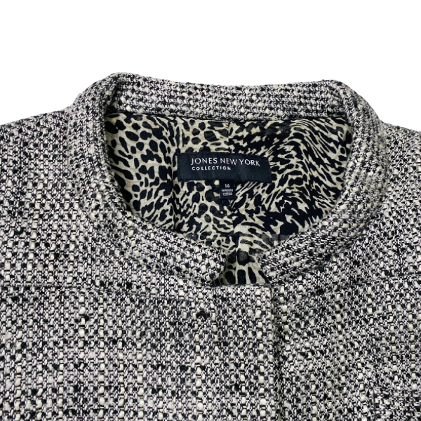 Jones New York Black & White Tweed Blazer – NewWomen's Size 14