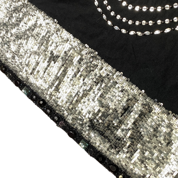 Nicole Miller Sequin & Beaded Sheath Dress Size 2