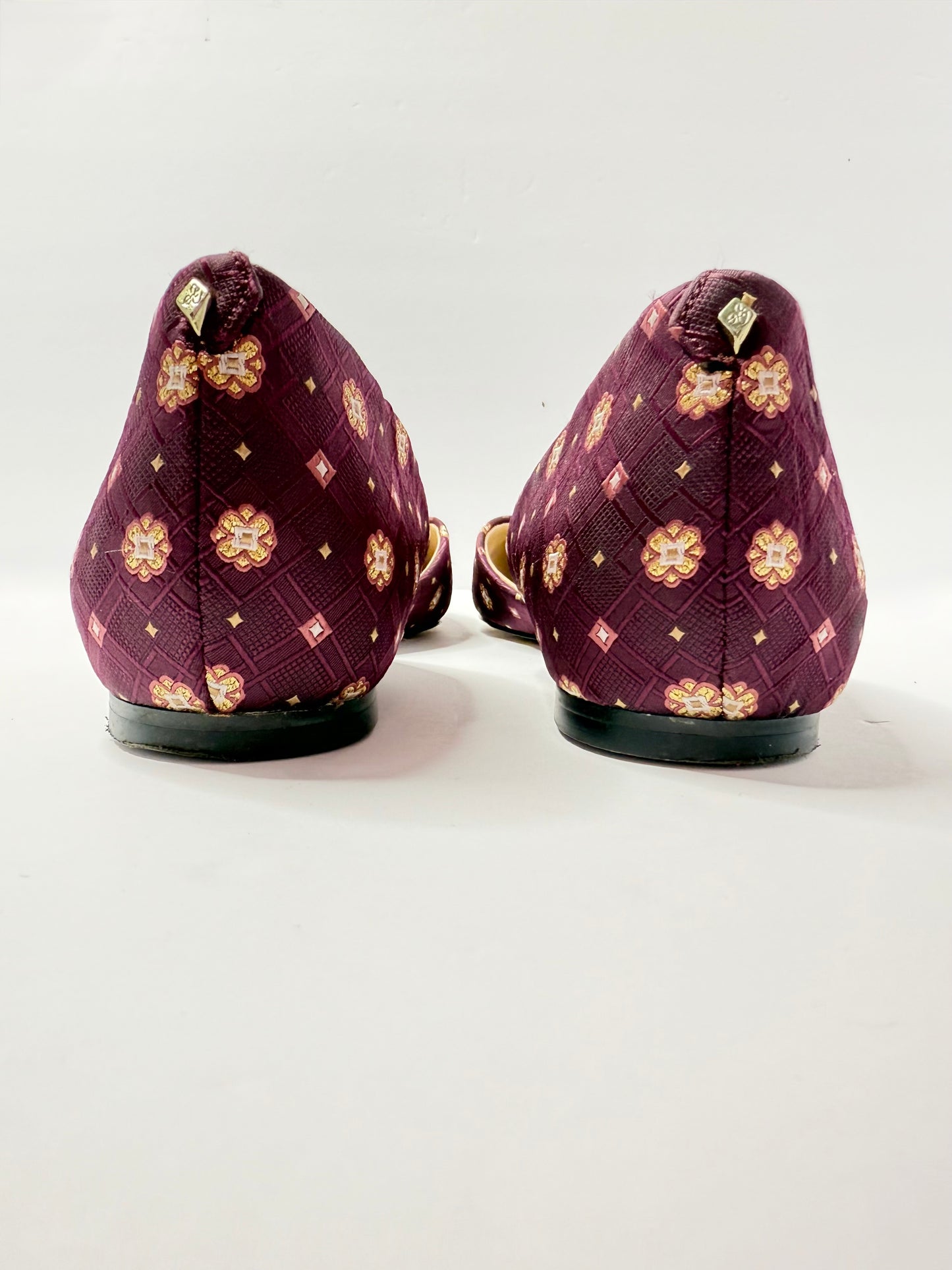 Sam Edelman Moroccan Jacquard Pointed Toe Flats – Size 9.5