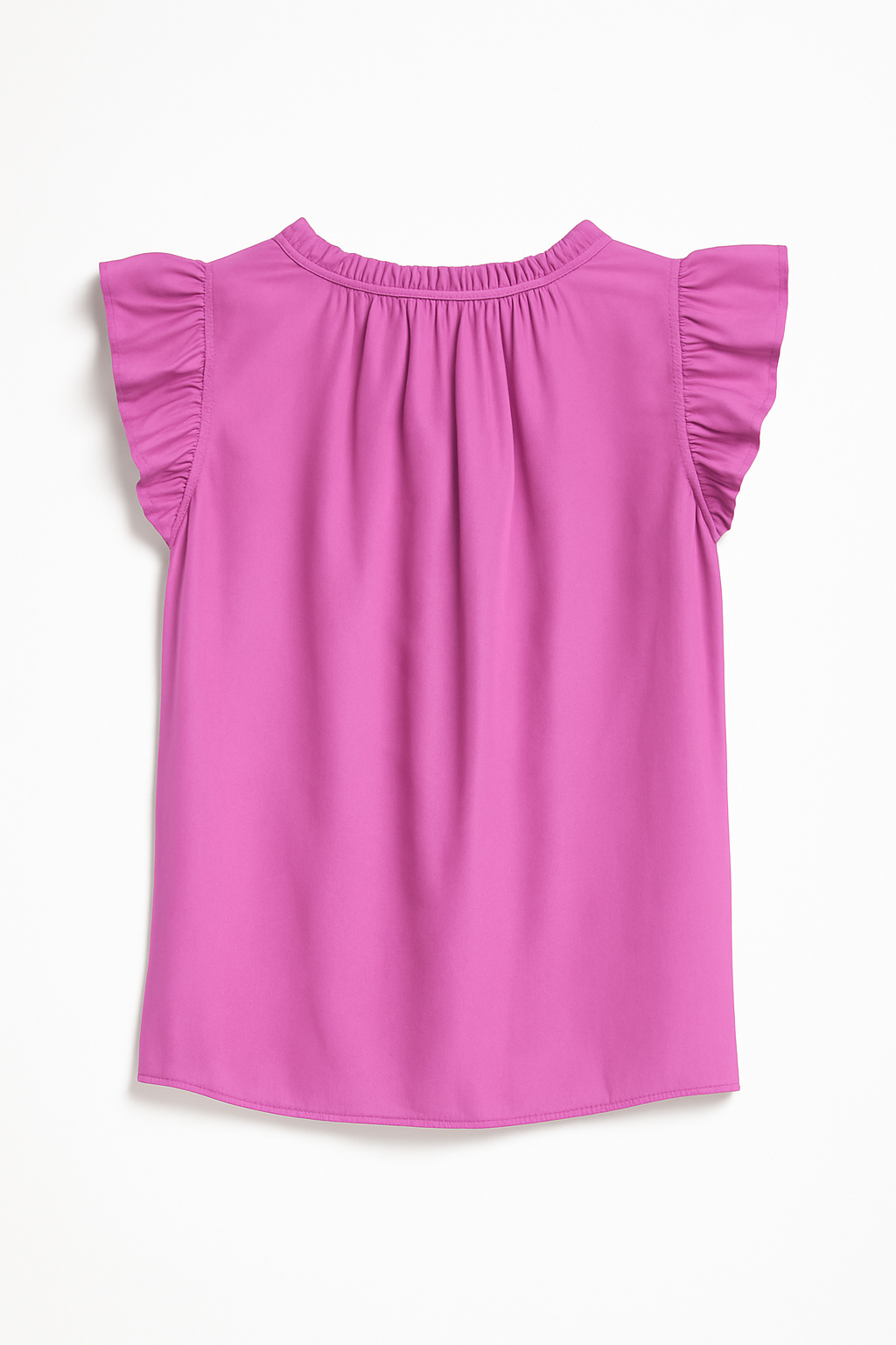 Rachel Zoe Purple Ruffled Sleeve V-Neck Blouse Women’s Medium
