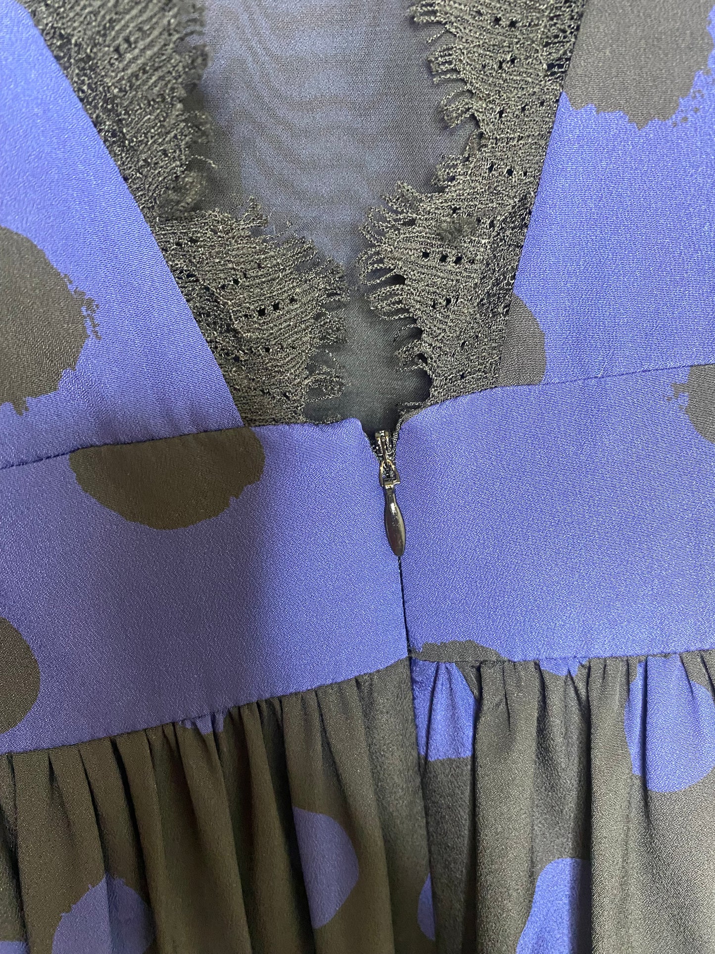 Anthropologie Corey Lynn Calter Open Back Polka Dots Dress Size 0