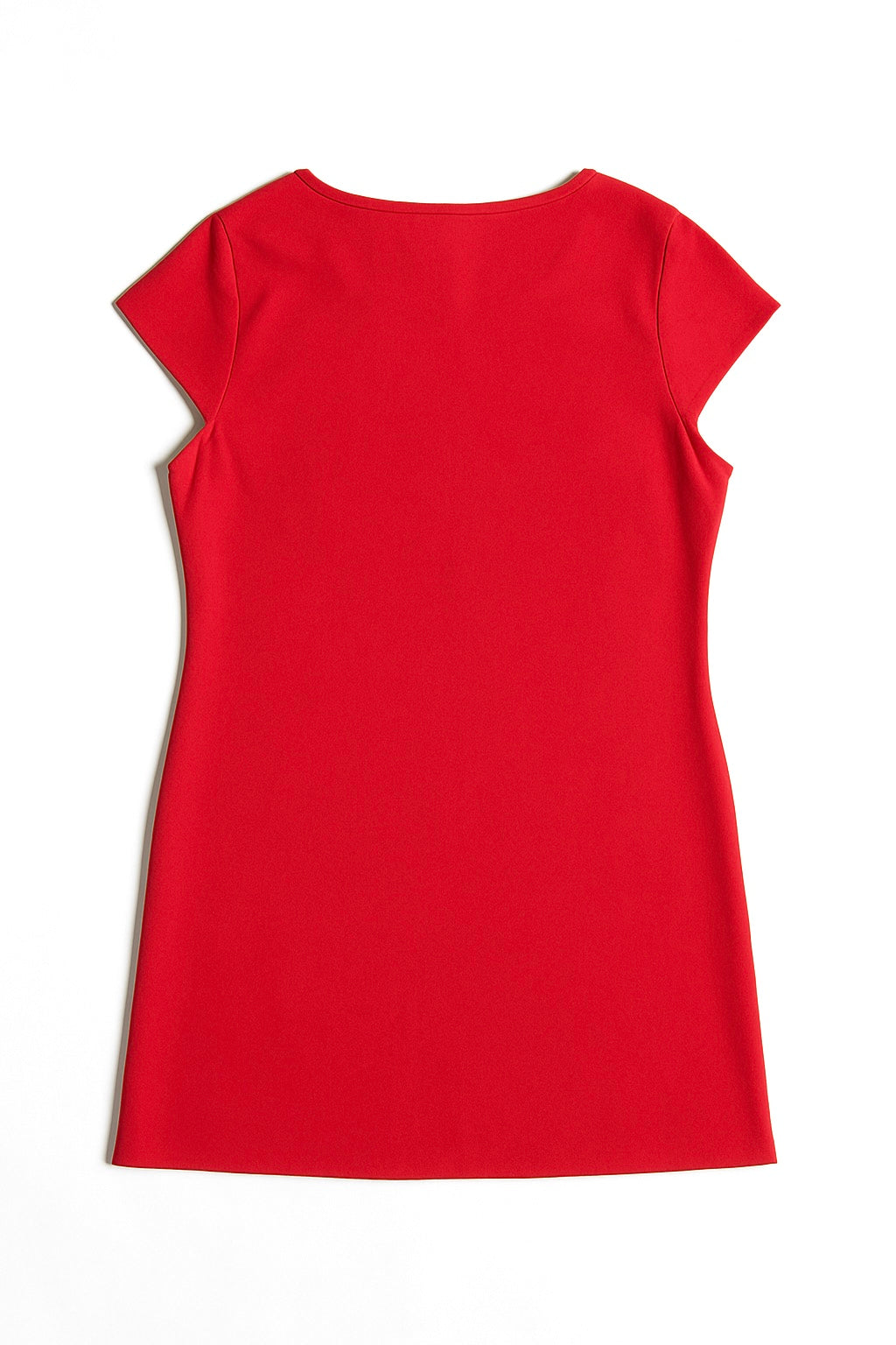 Missguided Red Cap Sleeve Shift Mini Dress Women’s Size 8