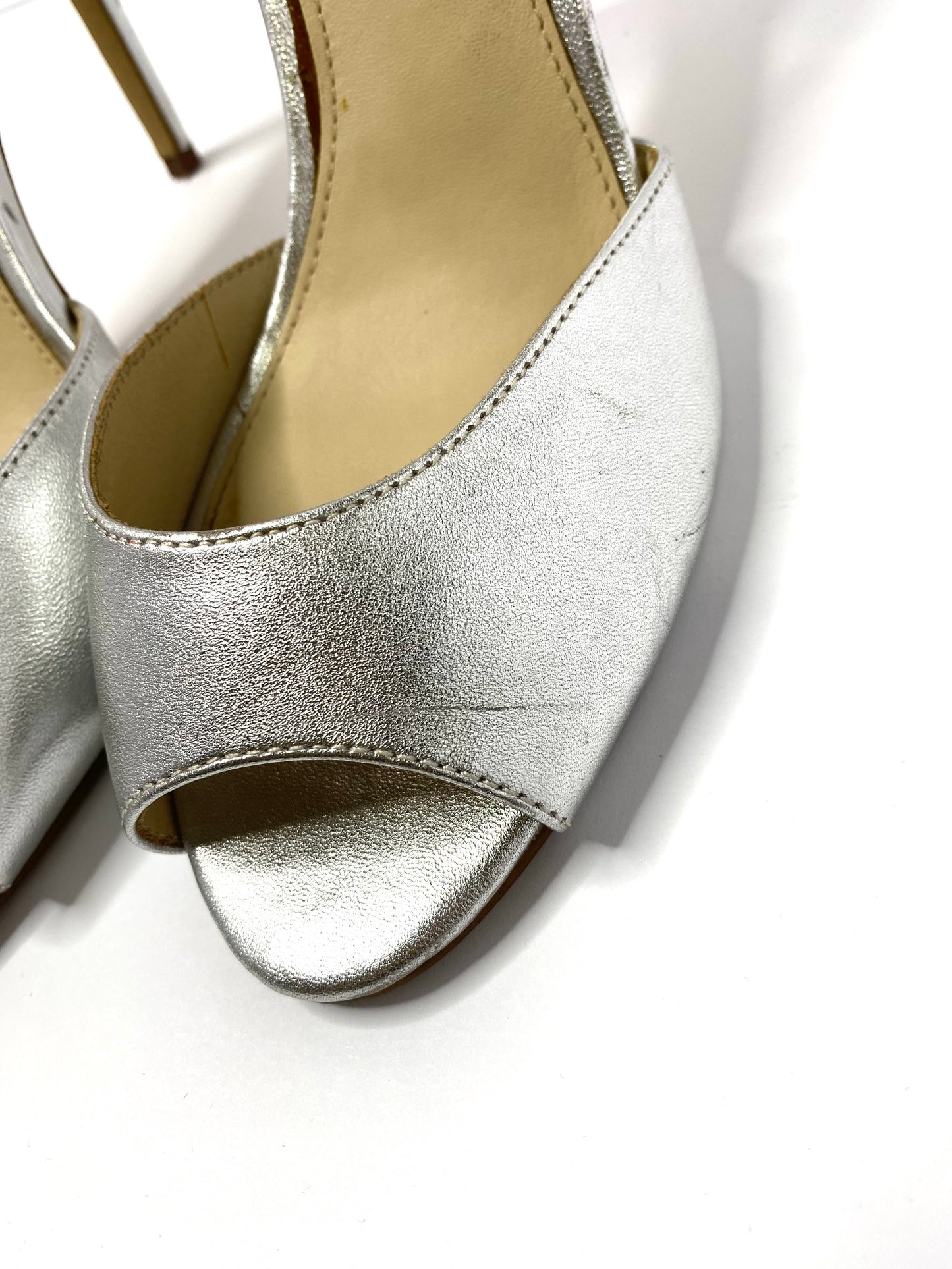 Botkier Anna Elegant Silver High Heel Sandals