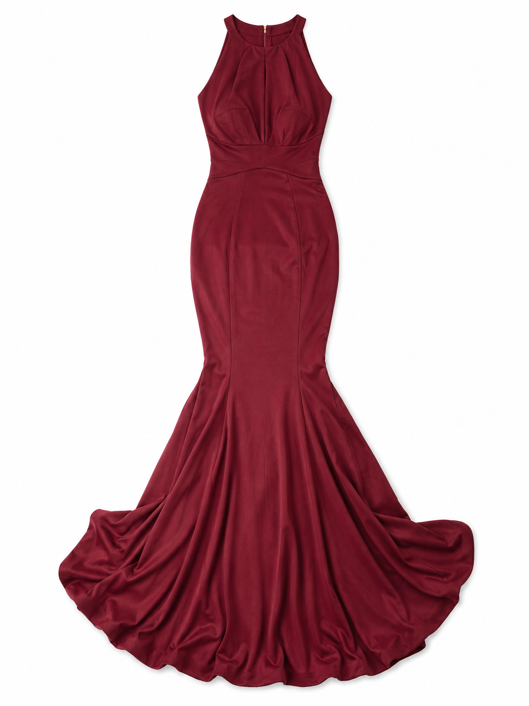 Zac Posen Red Wine Mermaid/Tulip Evening Gown – Size 2 (NWT, Orig. $899)