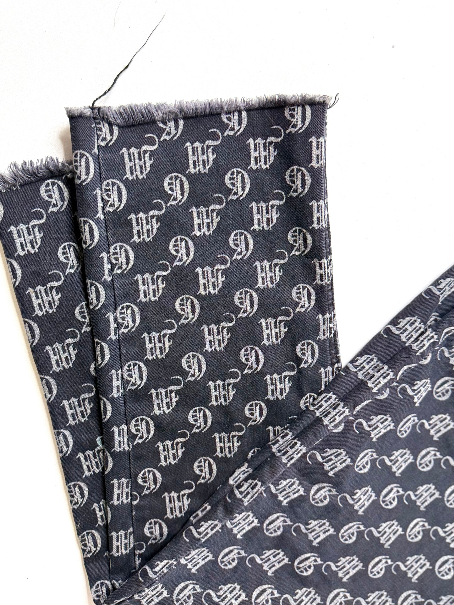 Missguided Wrath Premium Logo Print High Rise Straight Leg Jeans Size 10 NWT Y2K