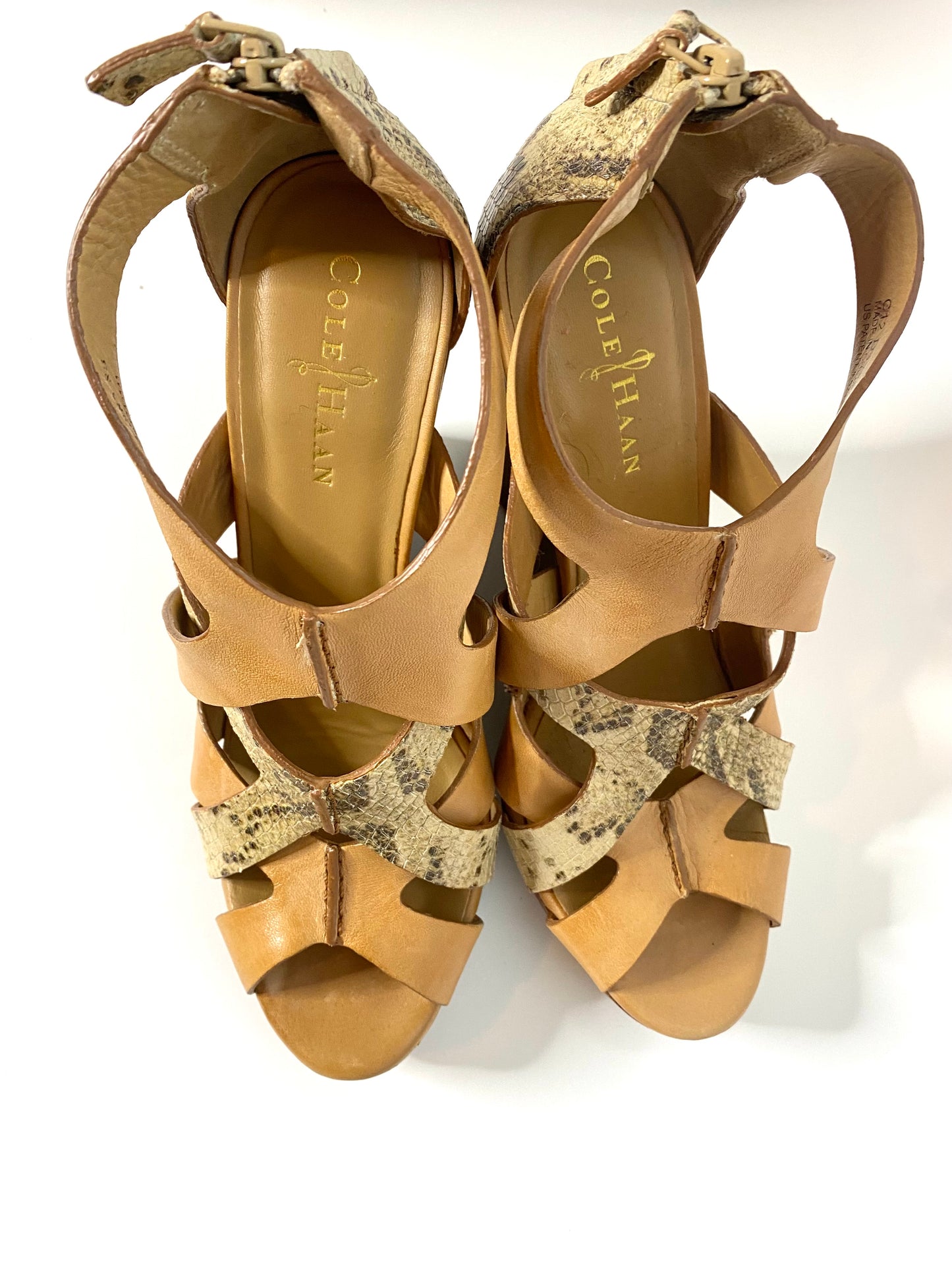 Cole Haan women's Air Kimry Ot Wedge Sandal Size 8
