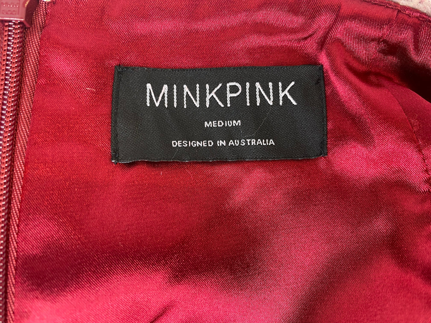 Revolve Mink Pink Plaid Mini Skirt Size Medium