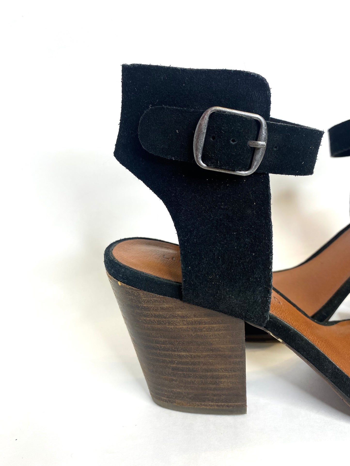 Lucky Brand Suede Odonnah Ankle Strap Sandal Size 9