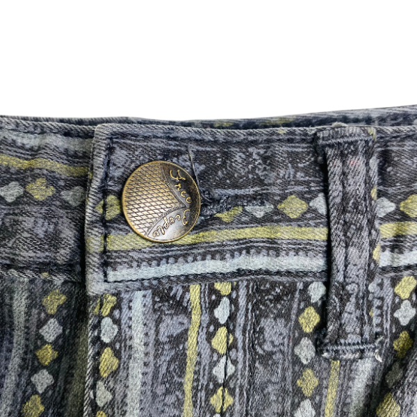 Free People Diamond Pattern Skinny Jeans in size 26