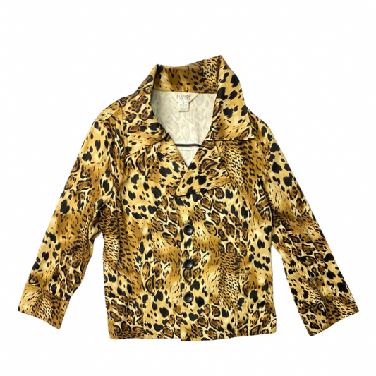 Allison Taylor Animal Print Overcoat