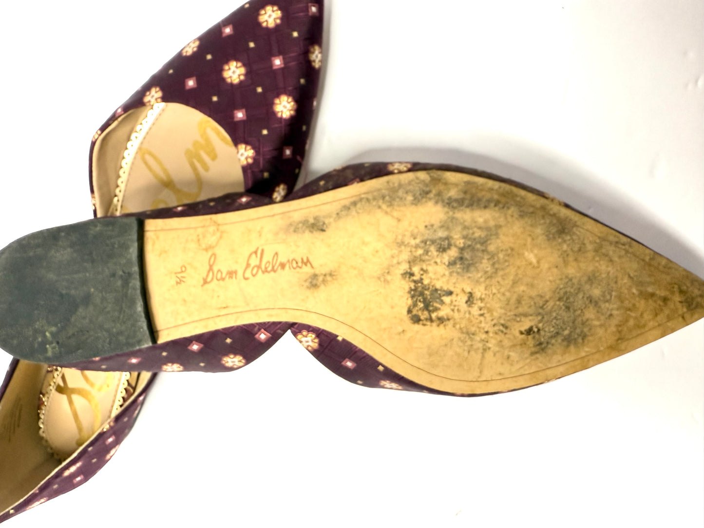 Sam Edelman Moroccan Jacquard Pointed Toe Flats – Size 9.5