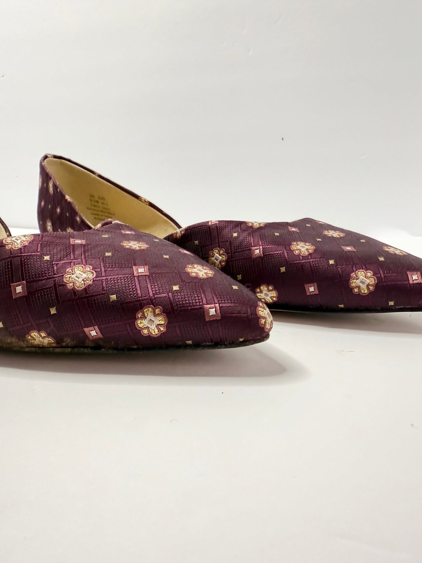 Sam Edelman Moroccan Jacquard Pointed Toe Flats – Size 9.5