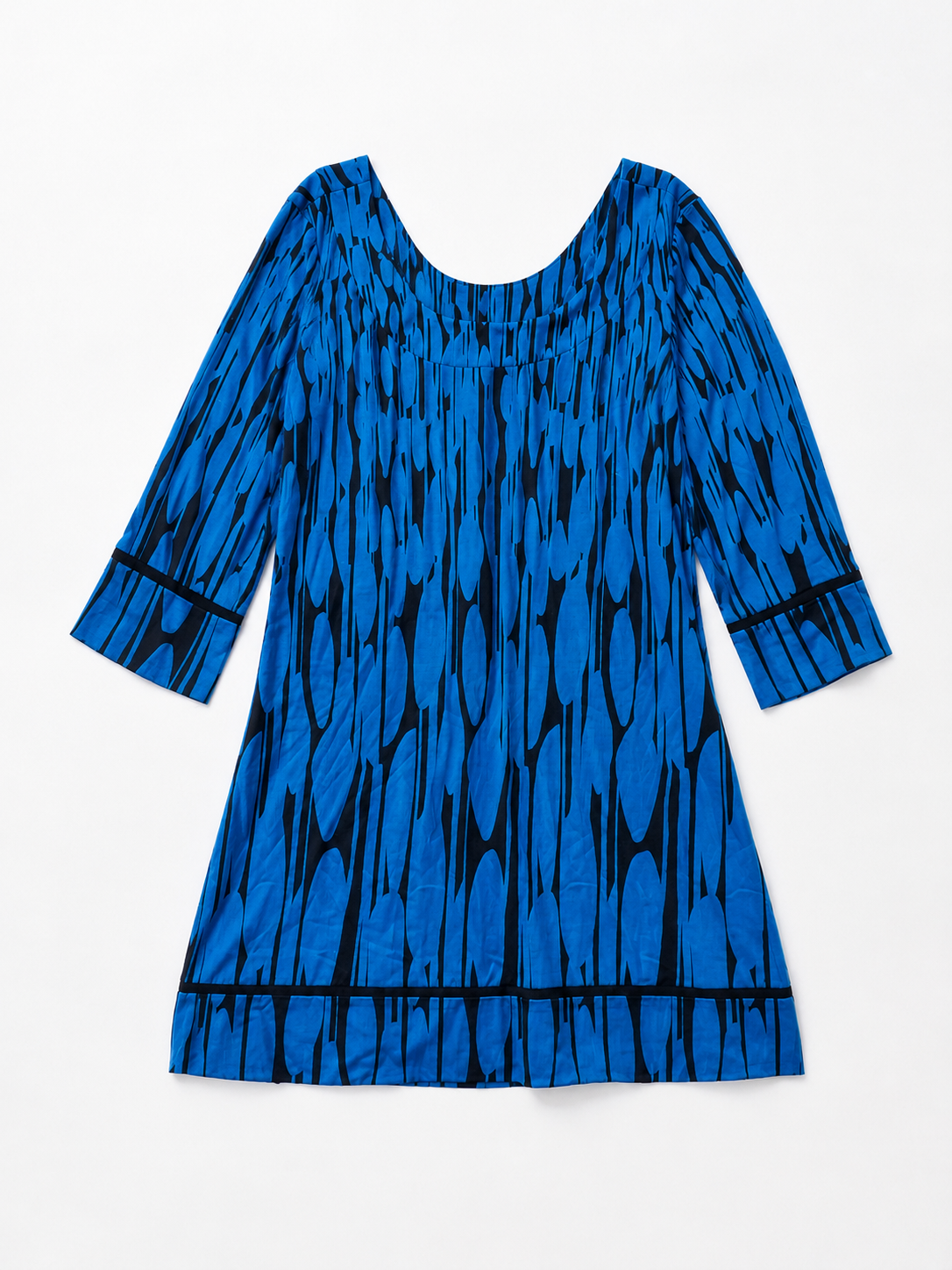 Diane von Furstenberg Aggie Freedom Trail Silk Knit Sheath Mini Dress Size 4