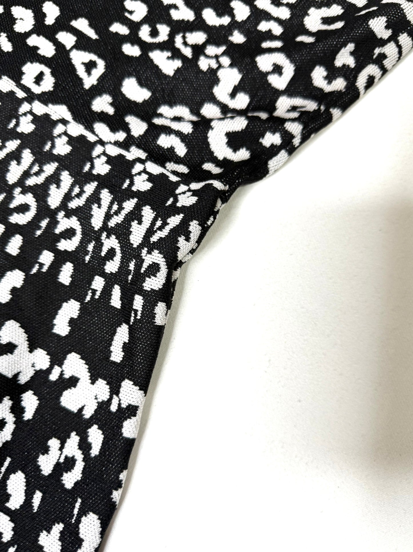 Rebecca Taylor Leopard Print Knit Sweater Dress Size Small A-Line Sleeveless