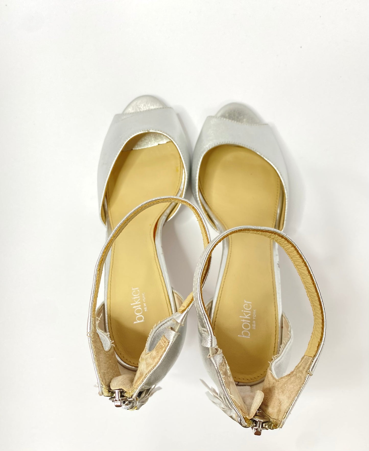 Botkier Anna Elegant Silver High Heel Sandals