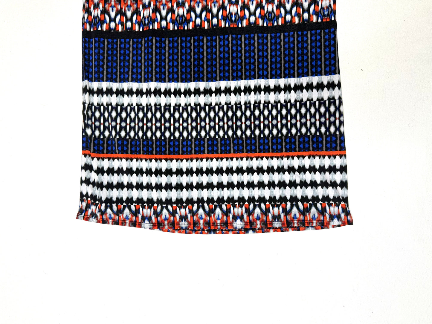 Laundry by Shelli Segal Multi-Color Print Cap Sleeve V-Neck Shift Dress Size XS