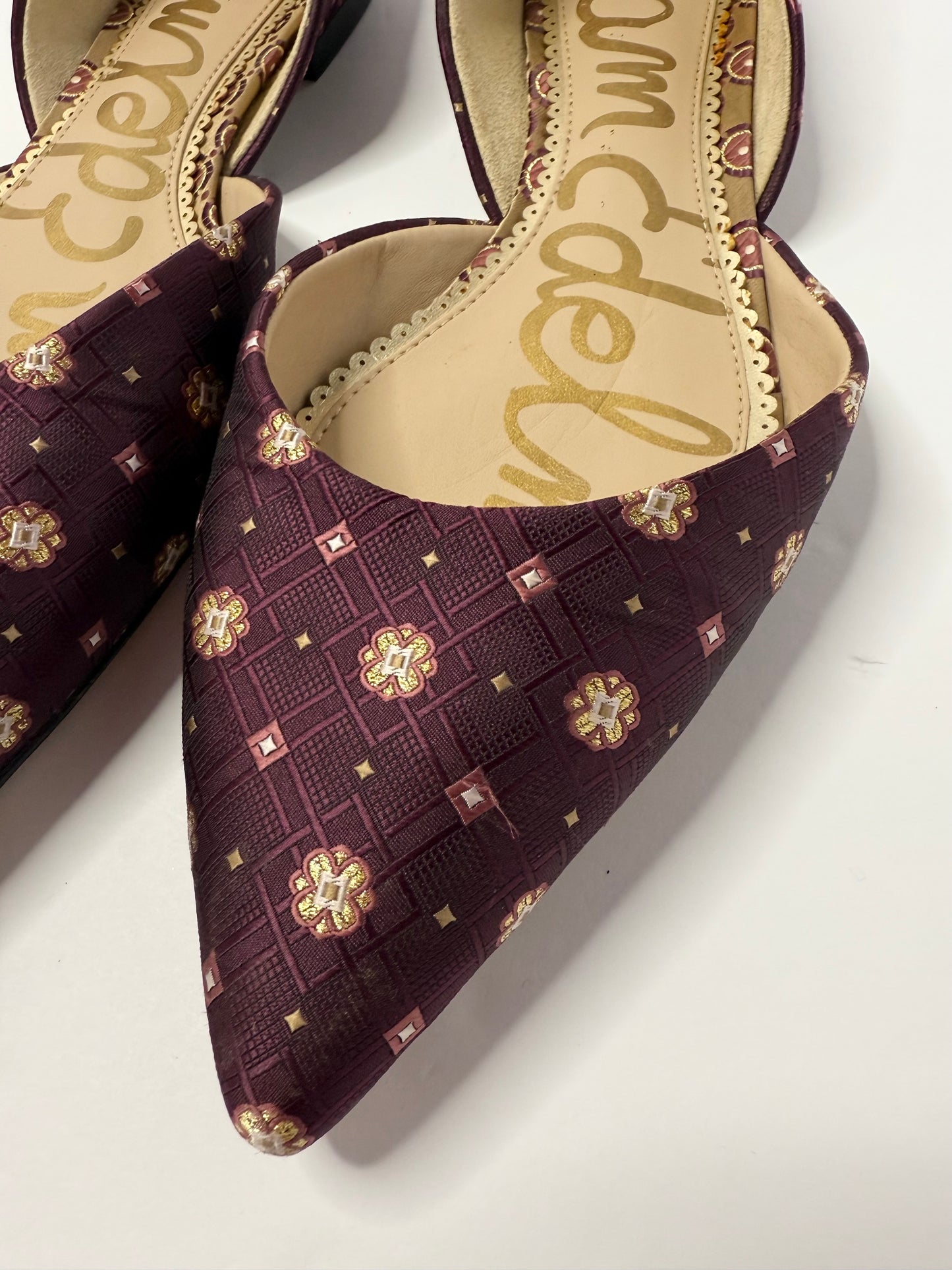 Sam Edelman Moroccan Jacquard Pointed Toe Flats – Size 9.5