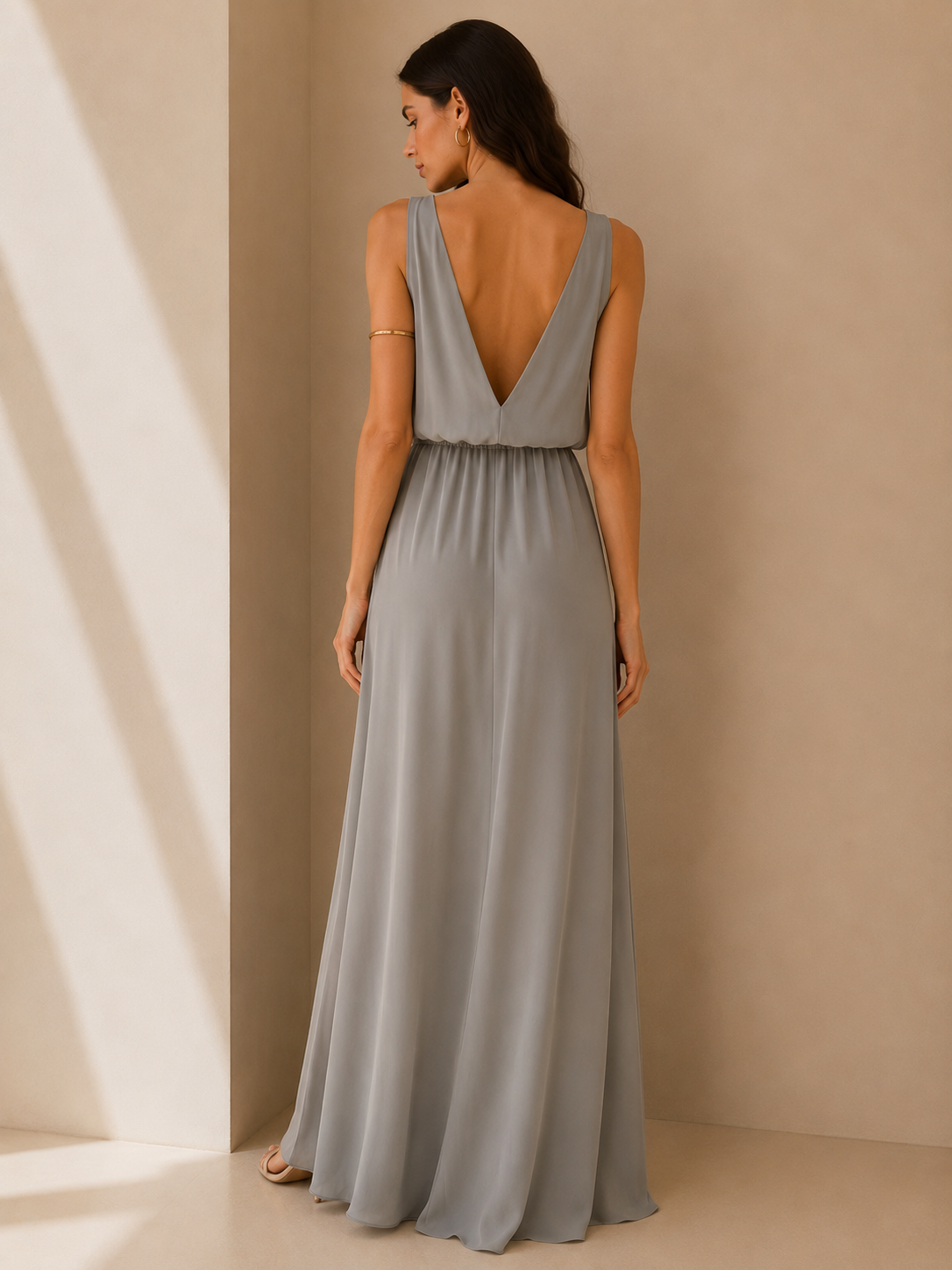 Show Me Your MuMu Kendall Maxi Gown Sage Green Bridesmaid Dress Size XS