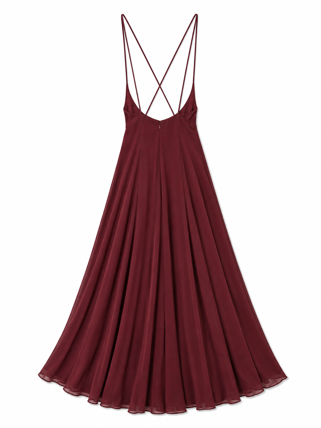 Jenny Yoo Dusty Mauve Chiffon Maxi Dress Size 6 Formal Gown