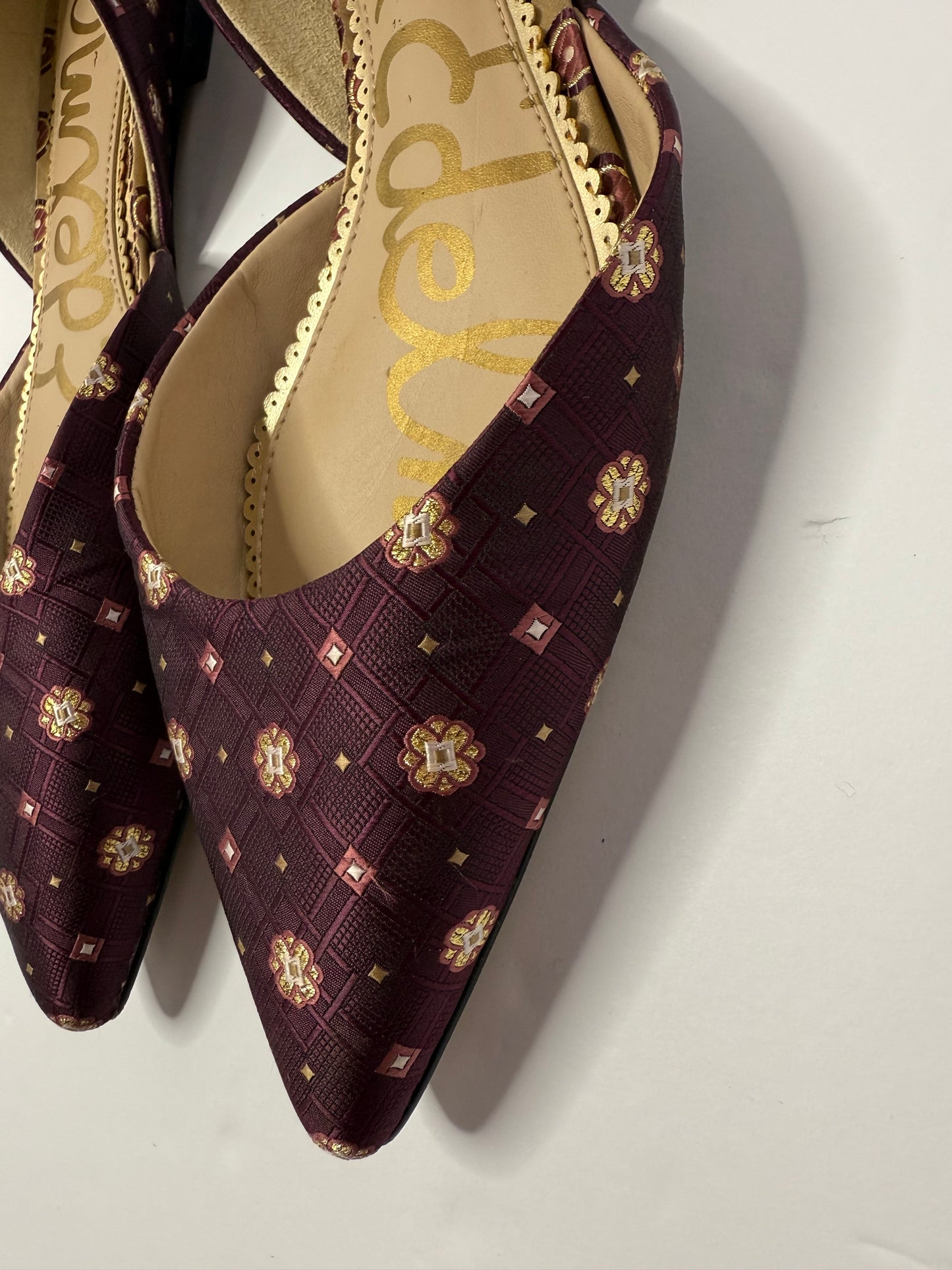 Sam Edelman Moroccan Jacquard Pointed Toe Flats – Size 9.5