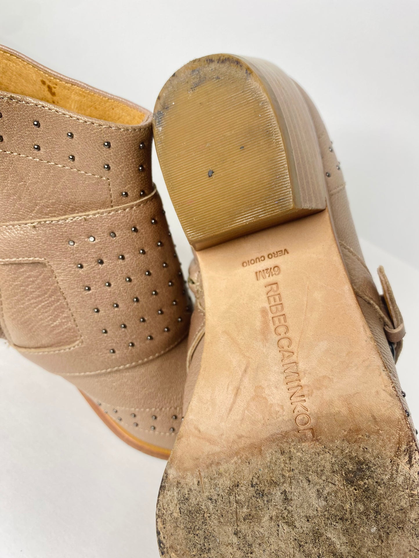 Rebecca Minkoff Studded Ankle Boots Size 6.5