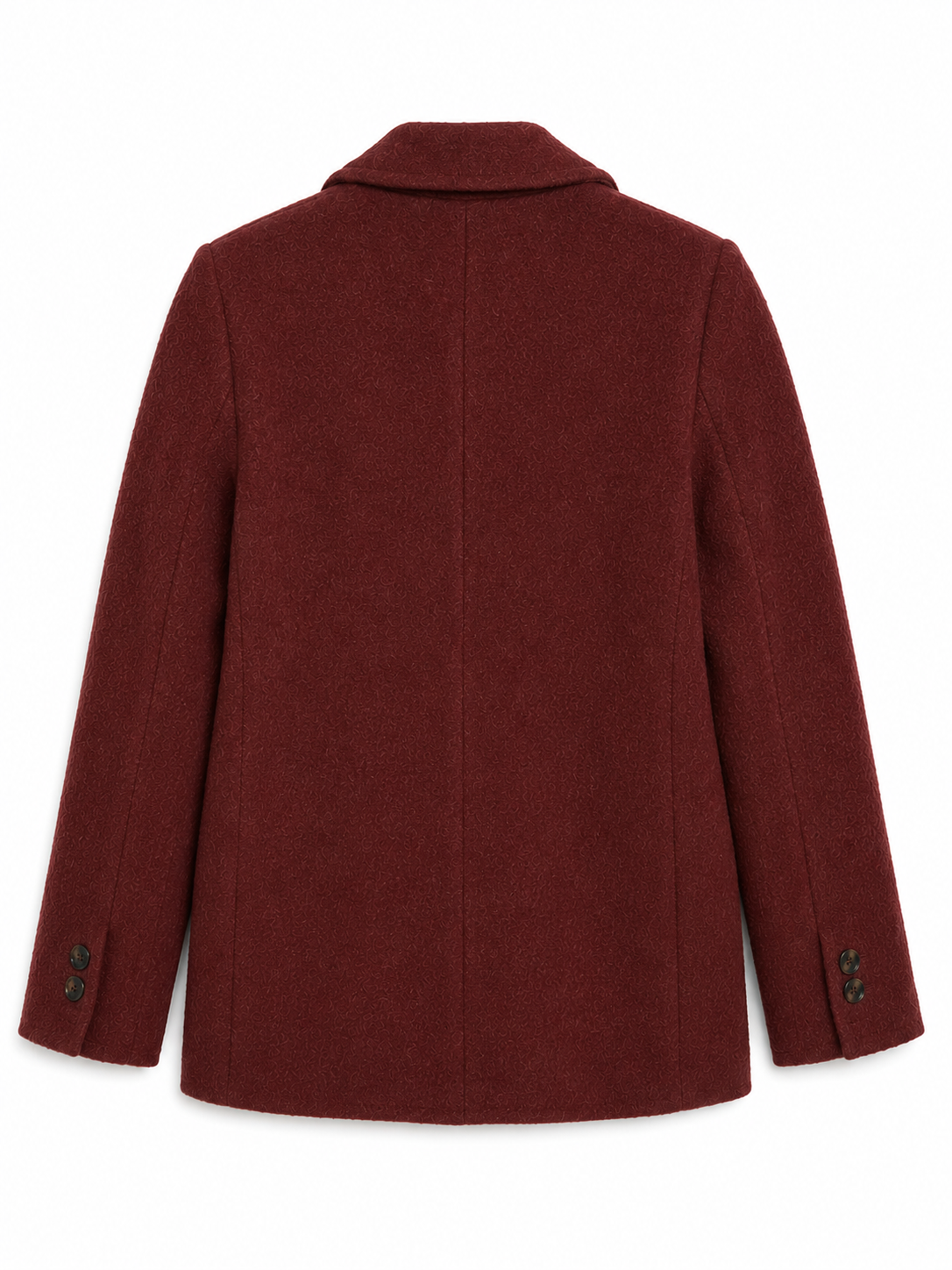 Rachel Zoe Double Breasted Blazer Rust Textured Jacket Size 8