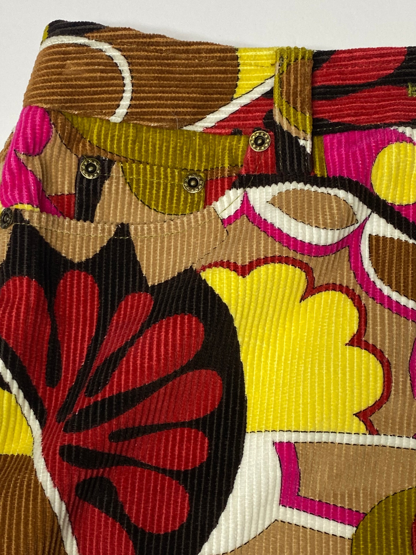 Etcetera Mod Print MiniSkirt Size 2