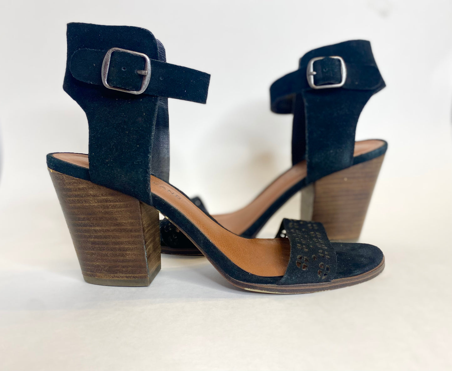 Lucky Brand Suede Odonnah Ankle Strap Sandal Size 9