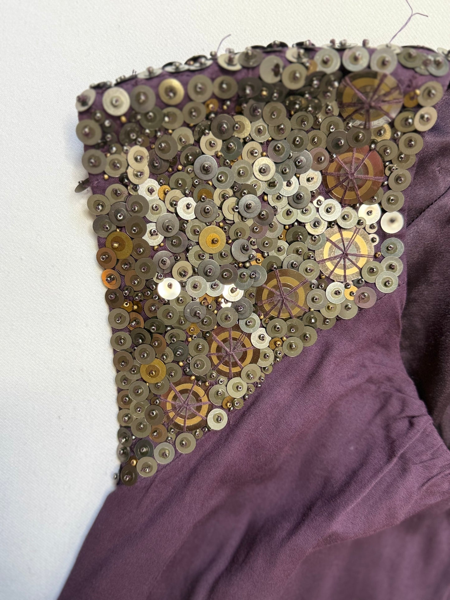 French Connection Purple Dress with Sequin Detail Size 0