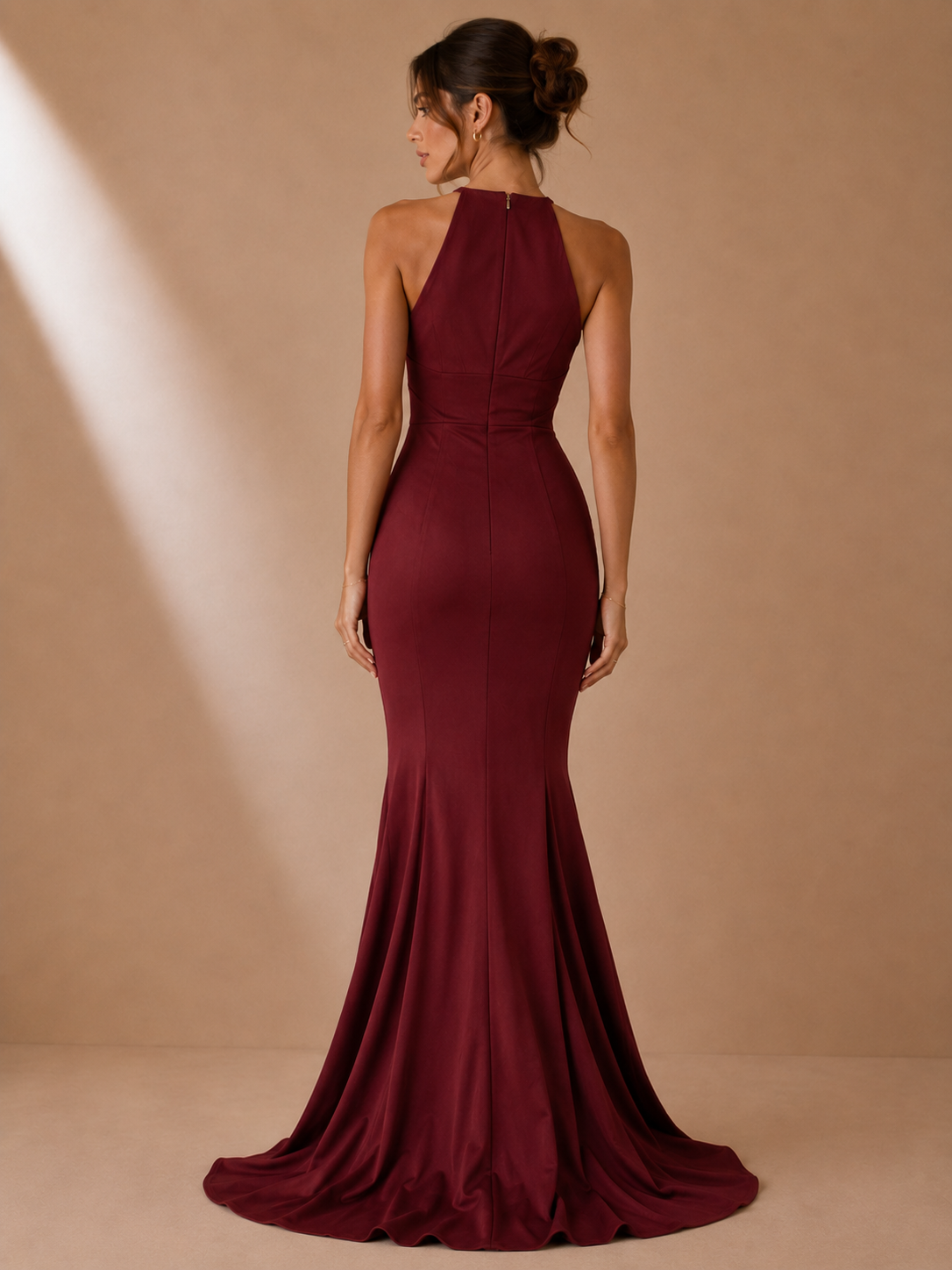 Zac Posen Red Wine Mermaid/Tulip Evening Gown – Size 2 (NWT, Orig. $899)