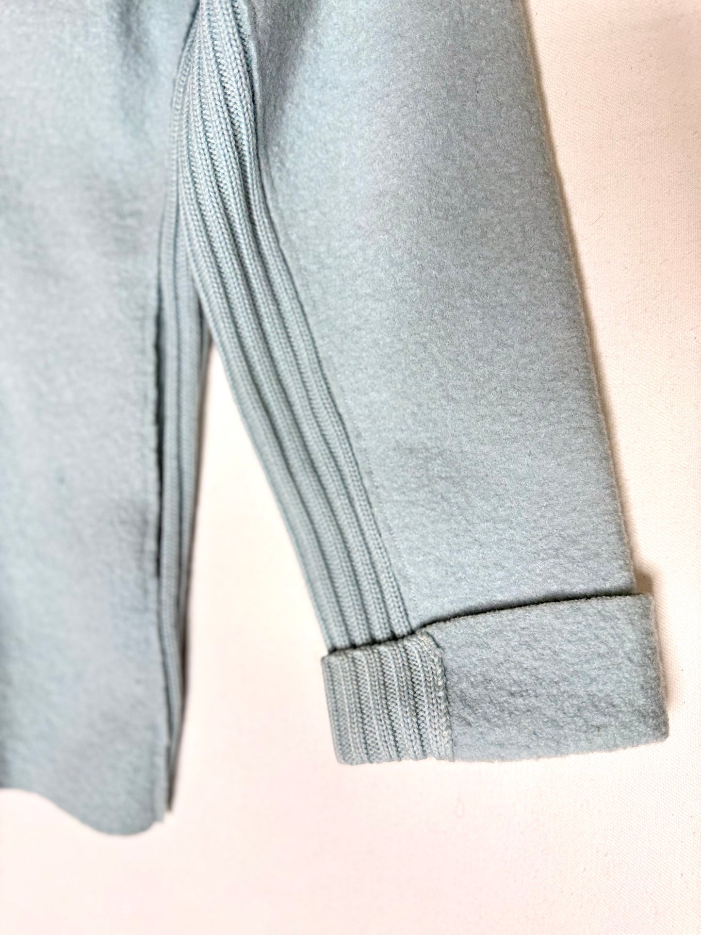 Eileen Fisher 100% Wool Bouclé Jacket Light Blue Size Large