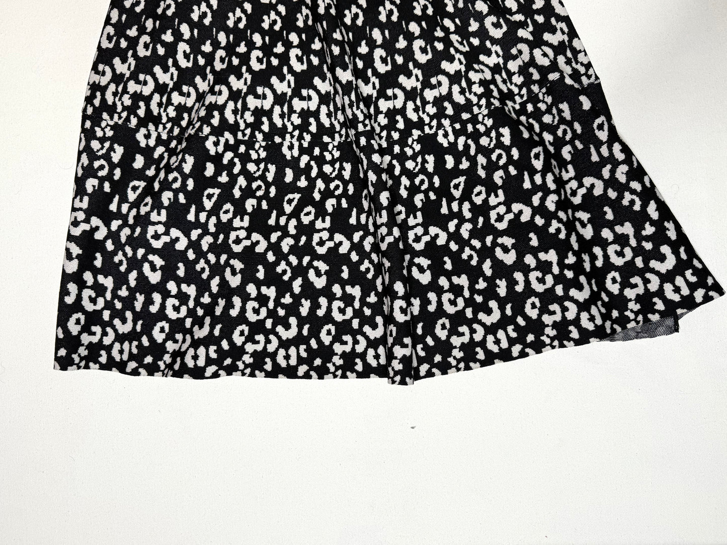 Rebecca Taylor Leopard Print Knit Sweater Dress Size Small A-Line Sleeveless