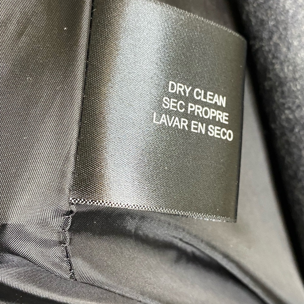Michael Kors Wool Double Breasted Gray Pea Coat Sz M